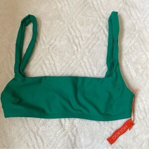 OOKIOH. Green Swim top. XS
